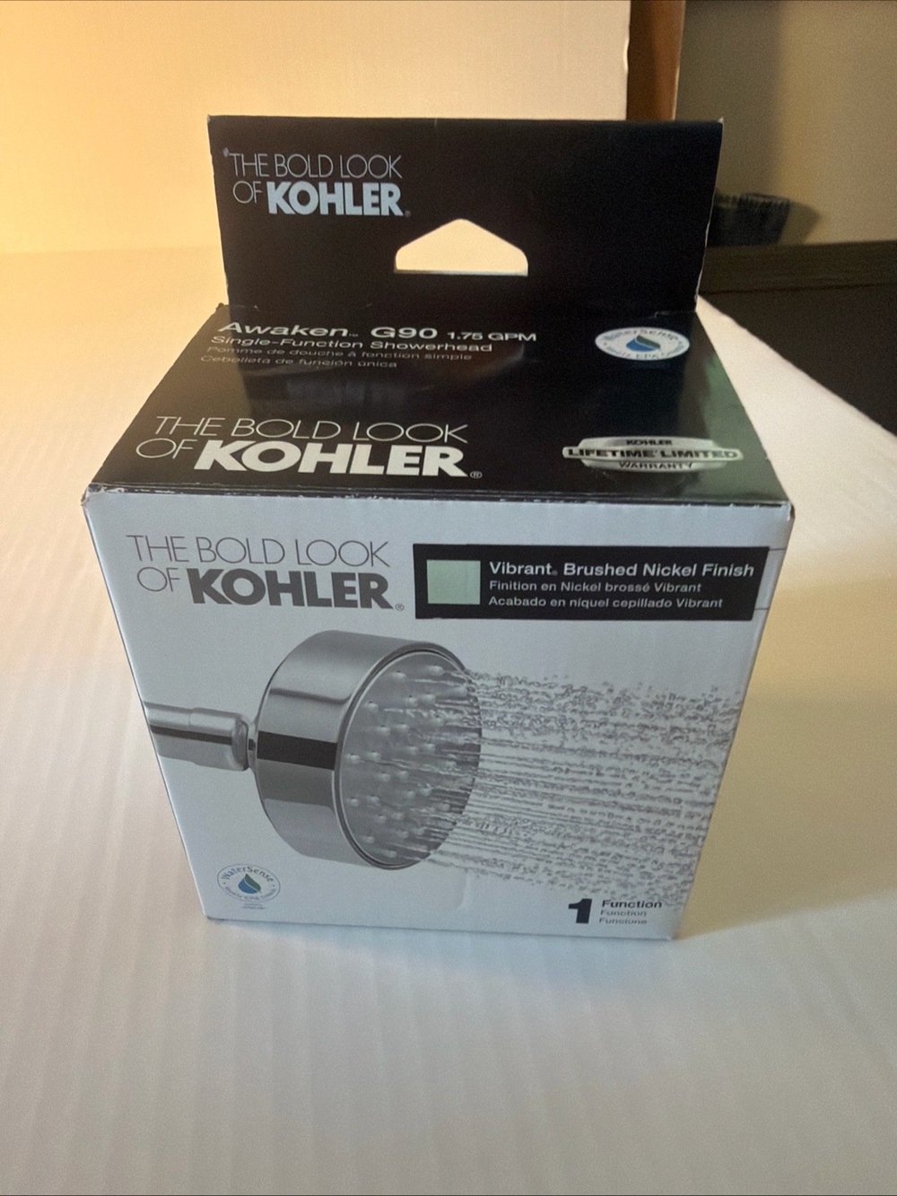 Awaken Brushed Nickel Showerhead - Vibrant Nickel
